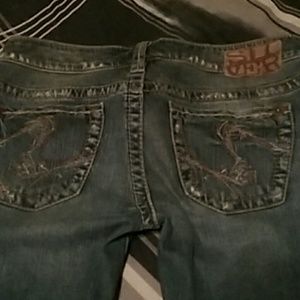 Silver jeans for women